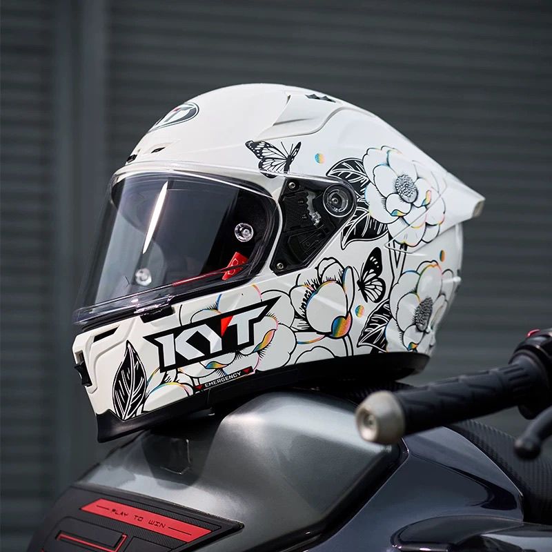 Carbon Fiber Lightweight Motorcycle Helmet - Casco da Moto HOT KYT ST