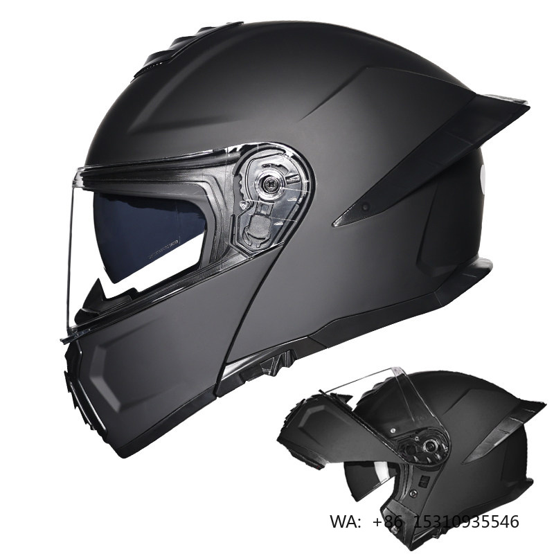 Dual Visor Motorcycle Racing Helmet - Casco da Moto Omologato DOT con