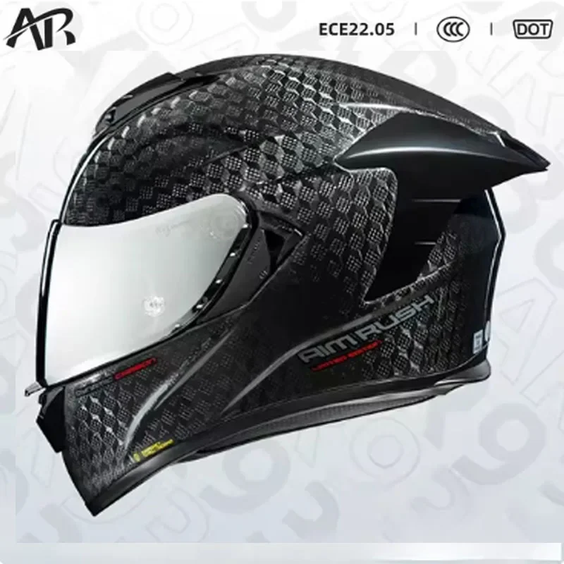 Carbon Fiber Lightweight Motorcycle Helmet - Casco moto in fibra di carbonio