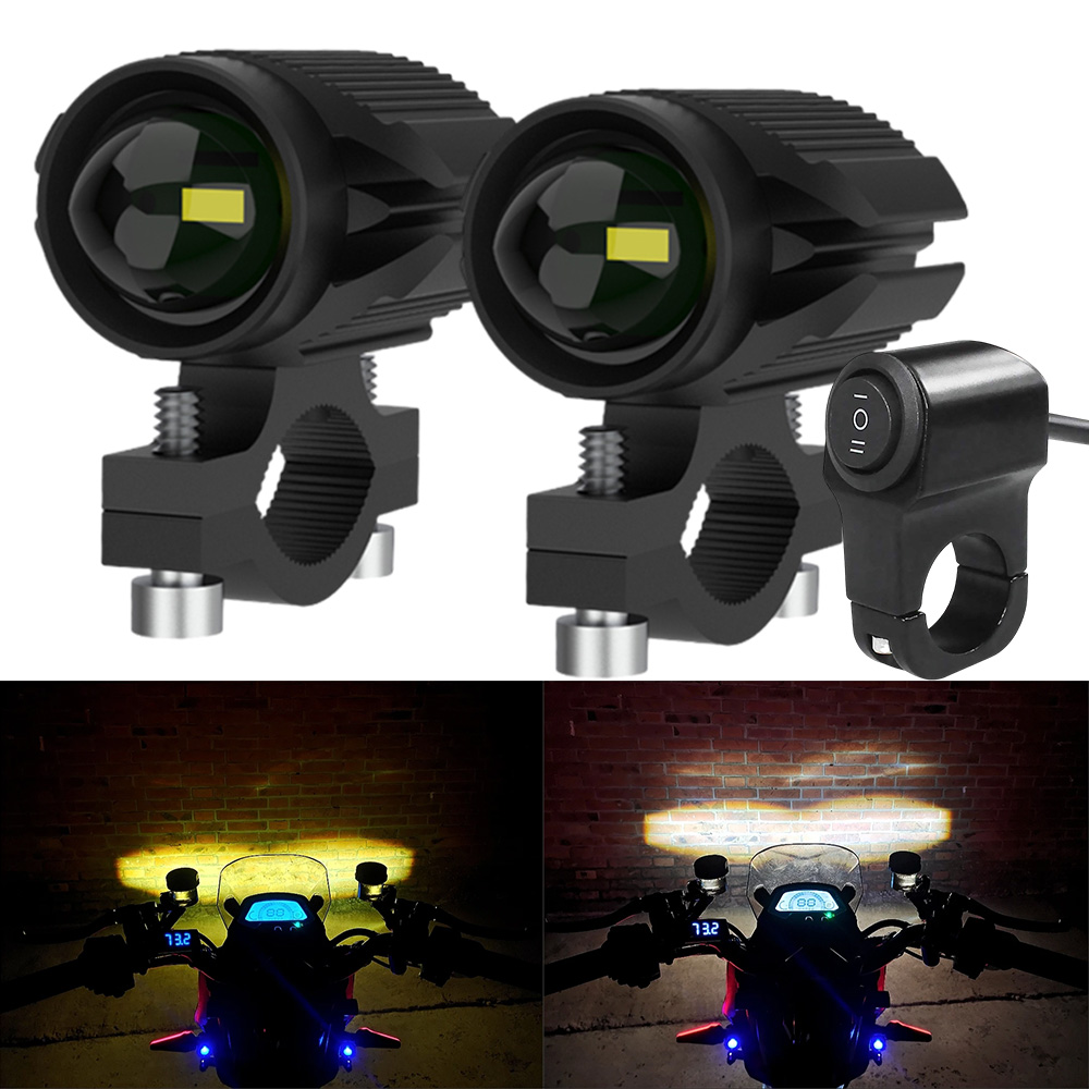 Universal Motorcycle Led Headlight Projector - Fari a LED aggiuntivi per lampada
