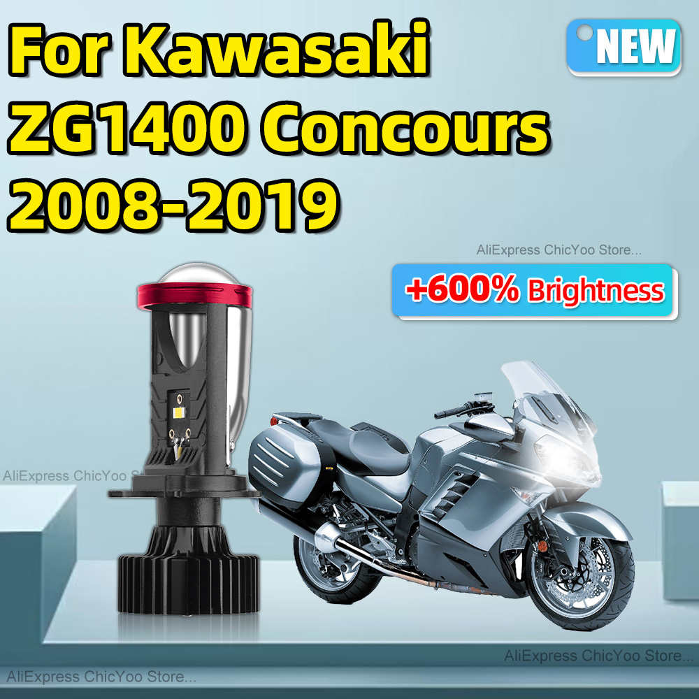 Universal Motorcycle Led Headlight Projector - Per Kawasaki ZG1400 Concours 2008 2009-2019
