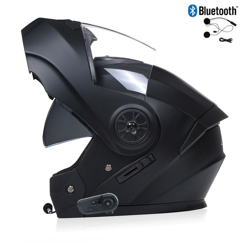 Full Face Motorcycle Helmet With Bluetooth - Caschi da moto da uomo Bluetooth