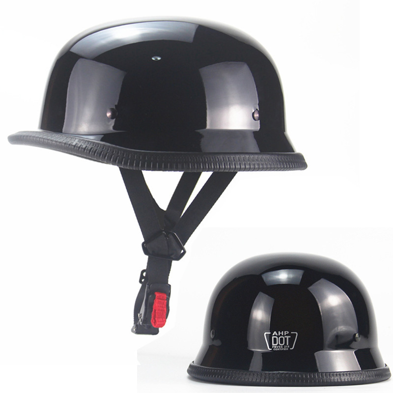 Vintage Open Face Retro Helmet - Casco da moto vintage da crociera