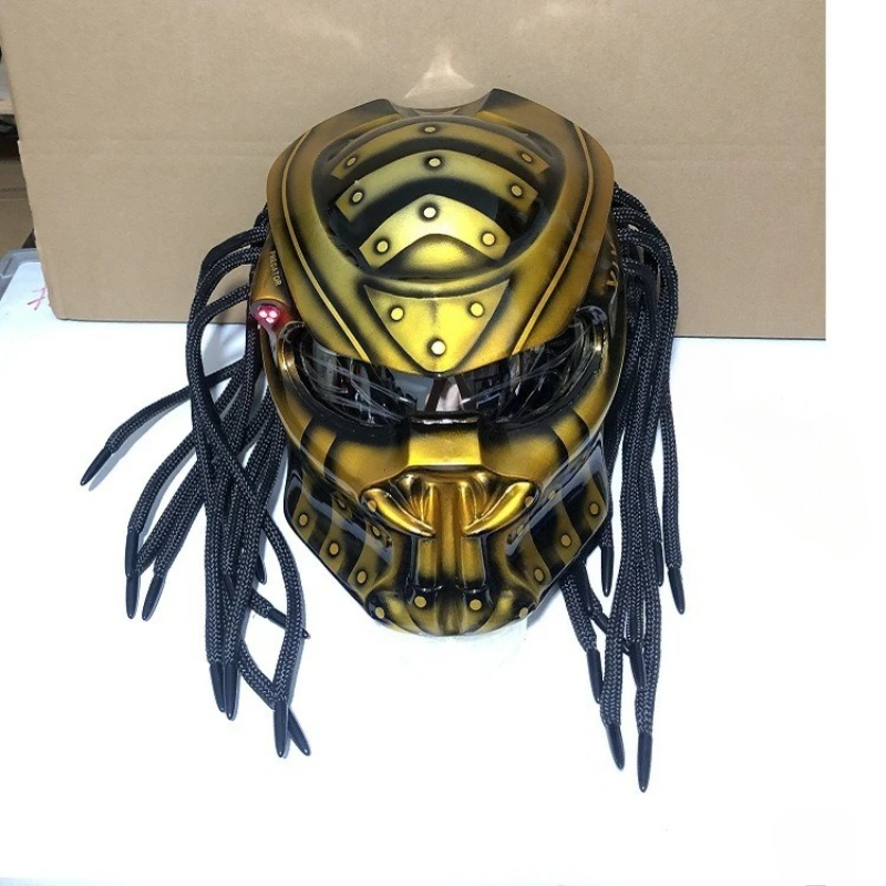 Custom Predator Motorcycle Helmet - Casco Integrale da Moto HOT Racing