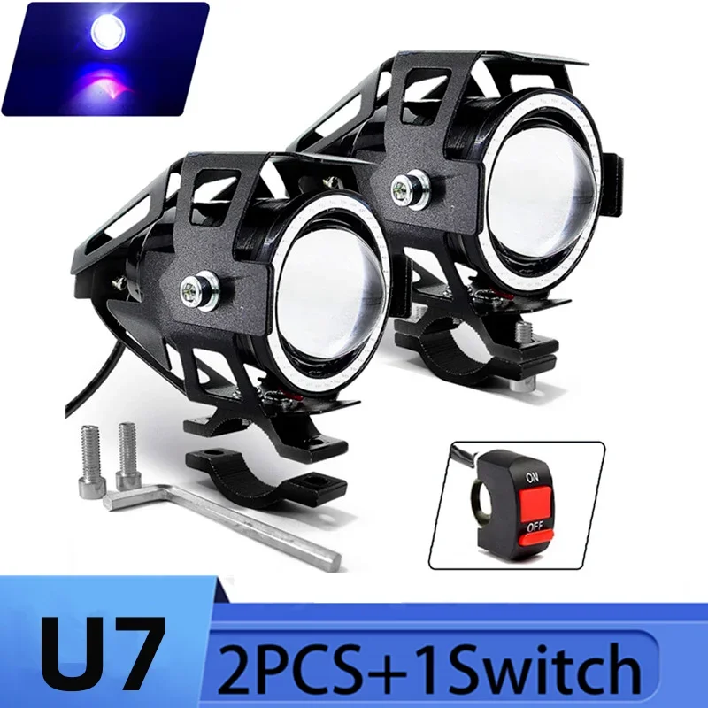 Universal Motorcycle Led Headlight Projector - U7 LED ausiliario luminoso per moto
