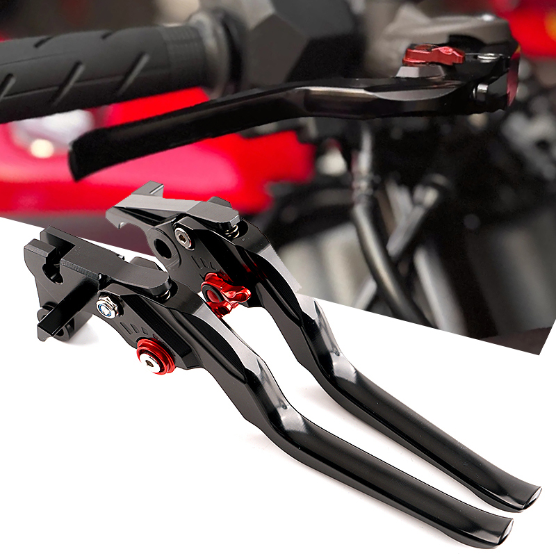 Cnc Aluminum Adjustable Brake Clutch Levers - Leve Freno Frizione Moto CNC Regolabili