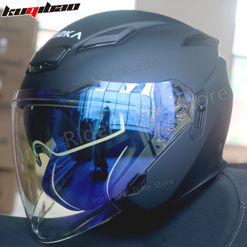 Modular Flip Up Motorcycle Helmet Dot Approved - Casco Modulare Integrale Kuqibao a Doppia