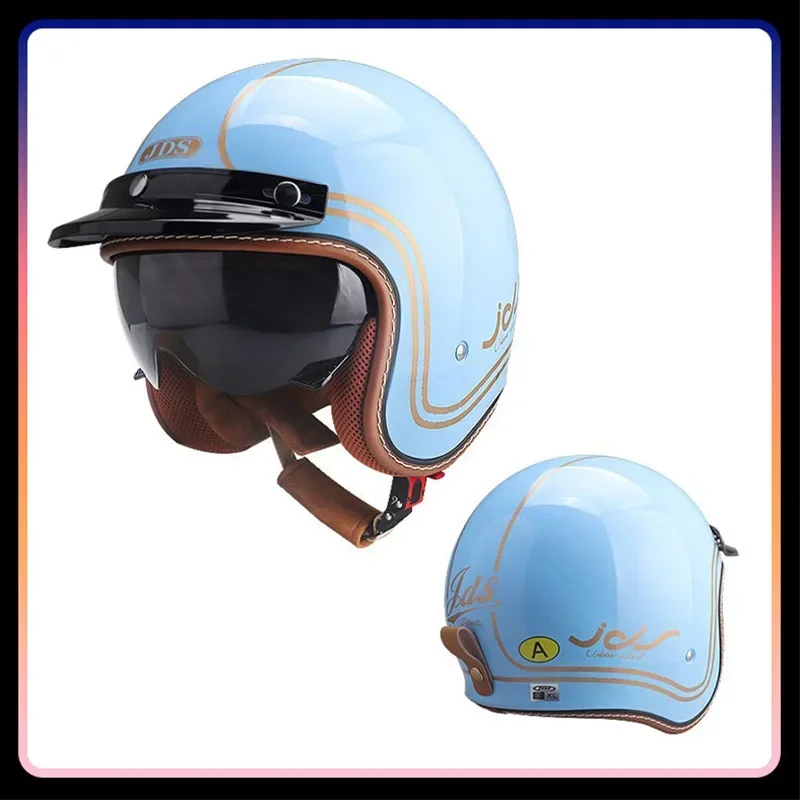 Casco da moto a faccia aperta  - Vintage Open Face Retro Helmet recensione e prezzo
