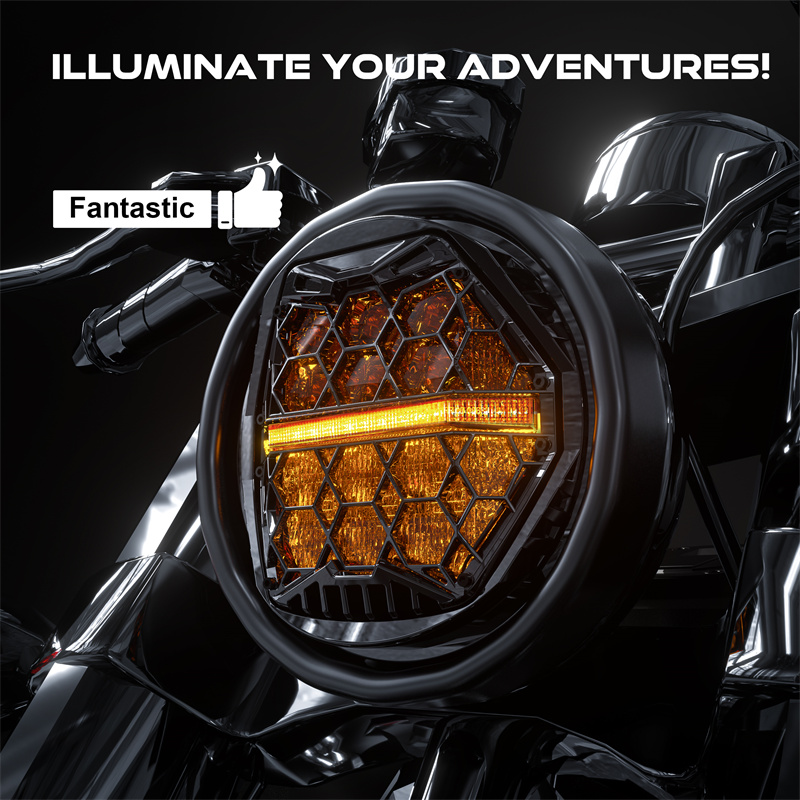 Faro di proiezione a LED roton - Universal Motorcycle Led Headlight Projector recensione e prezzo