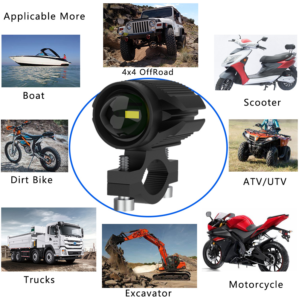 Fari a LED aggiuntivi per lamp - Universal Motorcycle Led Headlight Projector recensione e prezzo