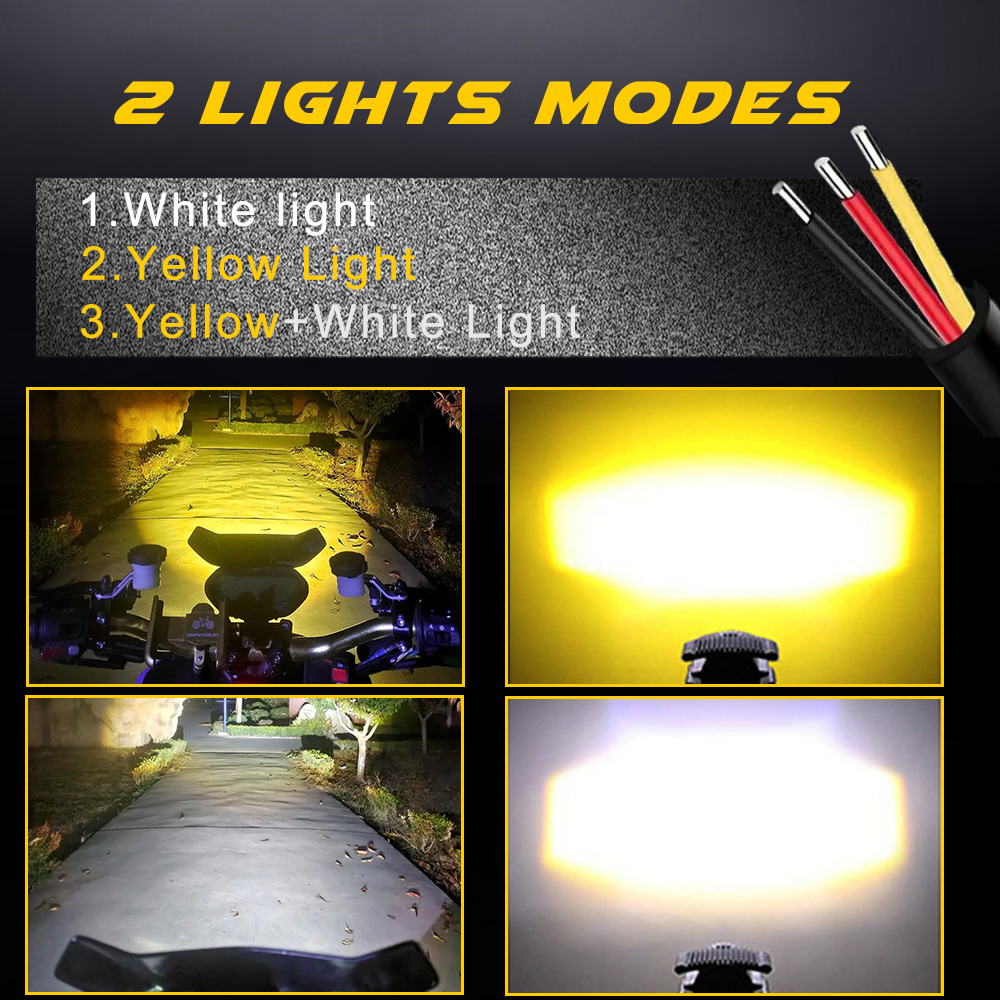 Fari a LED aggiuntivi per lamp - Universal Motorcycle Led Headlight Projector recensione e prezzo