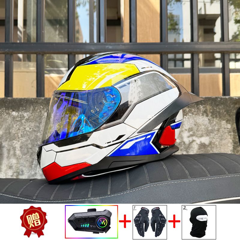 Casco Moto Bluetooth ORZ Quatt - Full Face Motorcycle Helmet With Bluetooth recensione e prezzo