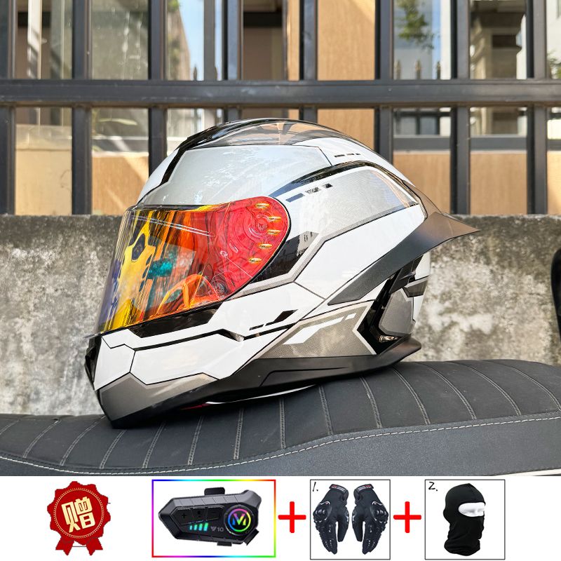Casco Moto Bluetooth ORZ Quatt - Full Face Motorcycle Helmet With Bluetooth recensione e prezzo