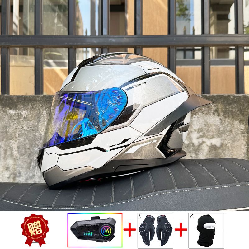 Casco Moto Bluetooth ORZ Quatt - Full Face Motorcycle Helmet With Bluetooth recensione e prezzo