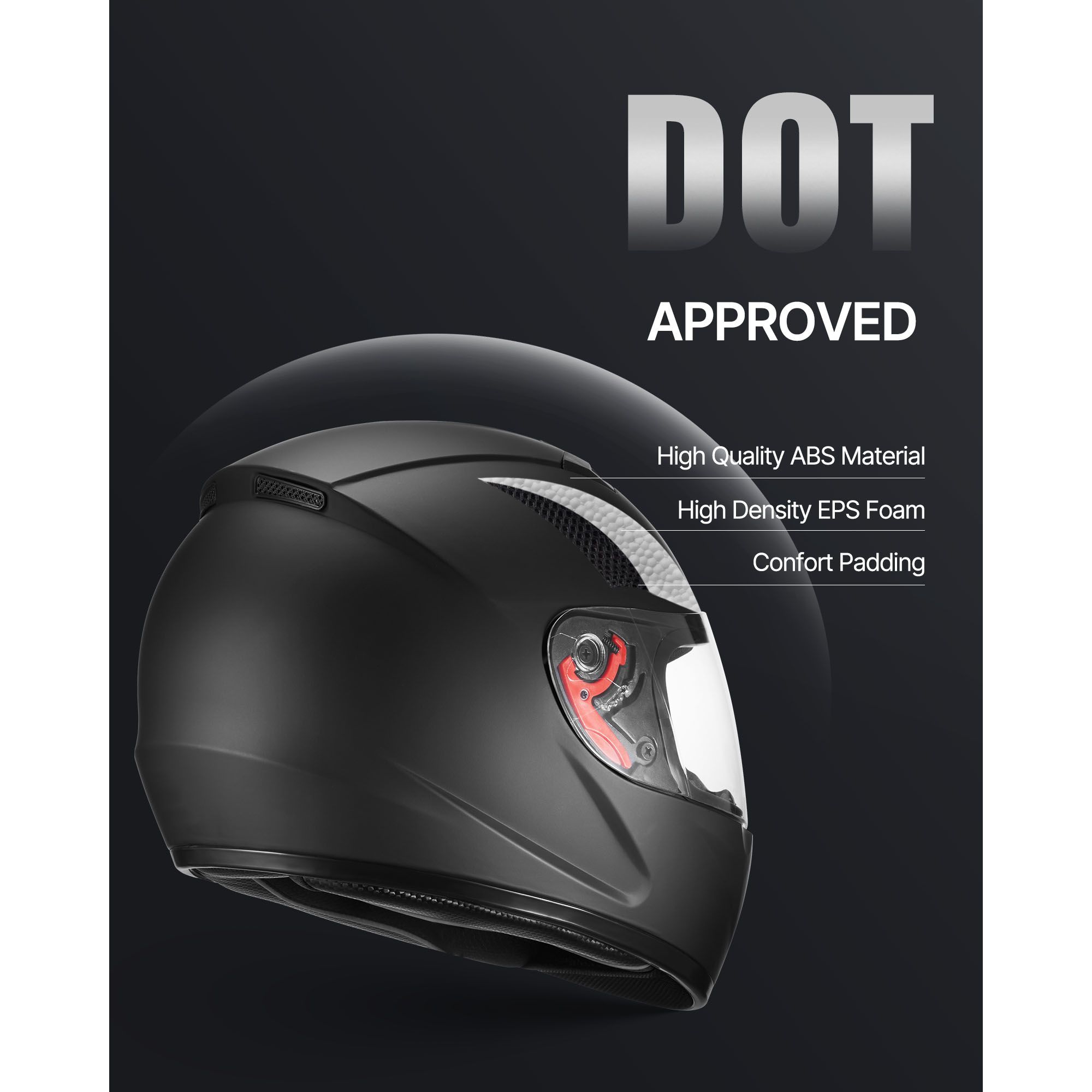 Casco da Moto Integrale per Ad - Dual Visor Motorcycle Racing Helmet recensione e prezzo