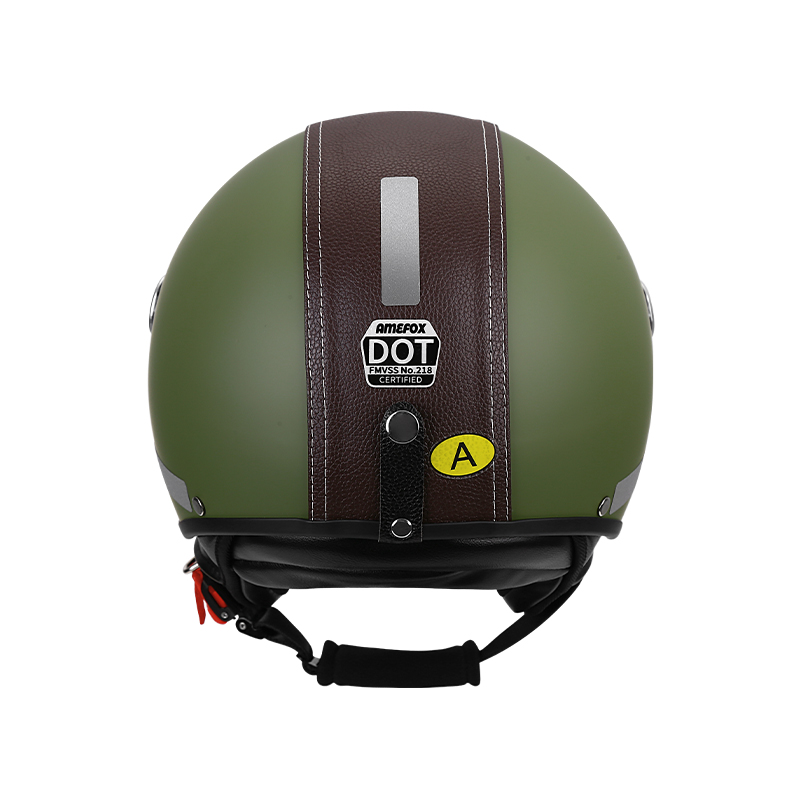 Casco Moto Vintage 3/4 Open Fa - Vintage Open Face Retro Helmet recensione e prezzo