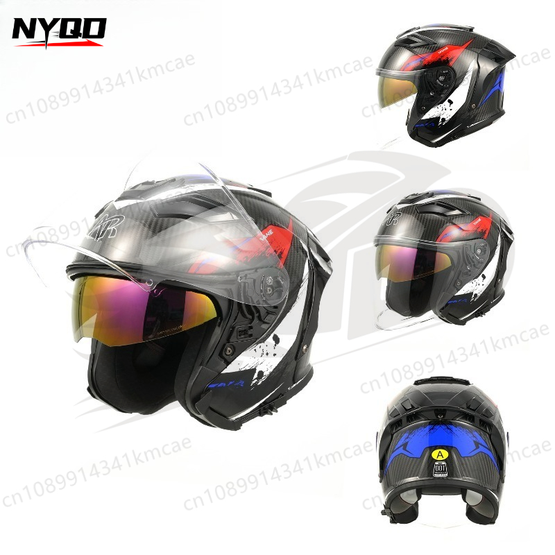 Casco Moto in Fibra di Carboni - Carbon Fiber Lightweight Motorcycle Helmet recensione e prezzo