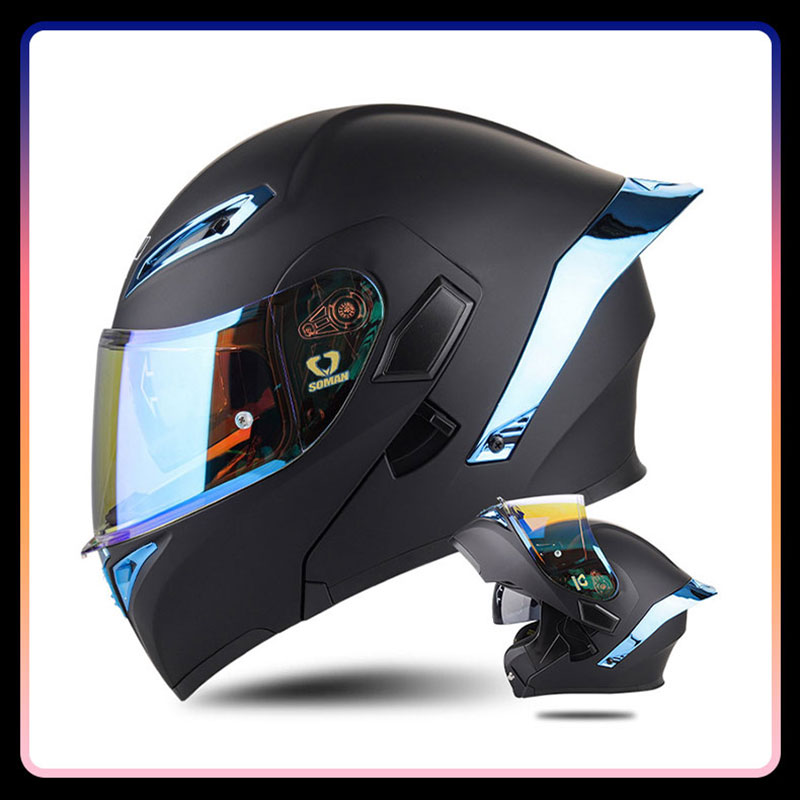 Caschi da moto apribili univer - Dual Visor Motorcycle Racing Helmet recensione e prezzo
