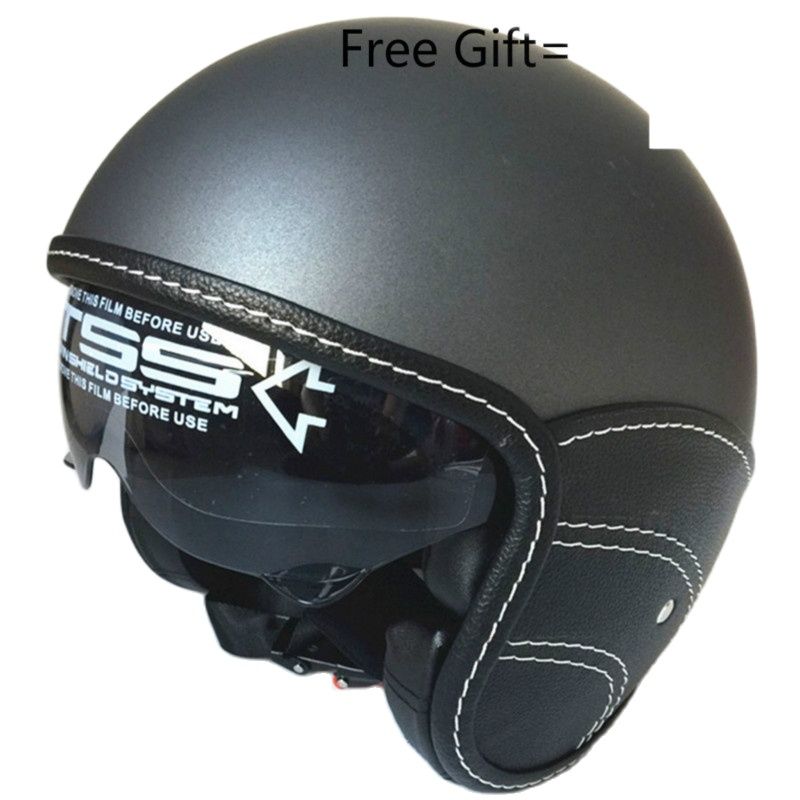 Casco moto Vintage mezza facci - Vintage Open Face Retro Helmet recensione e prezzo