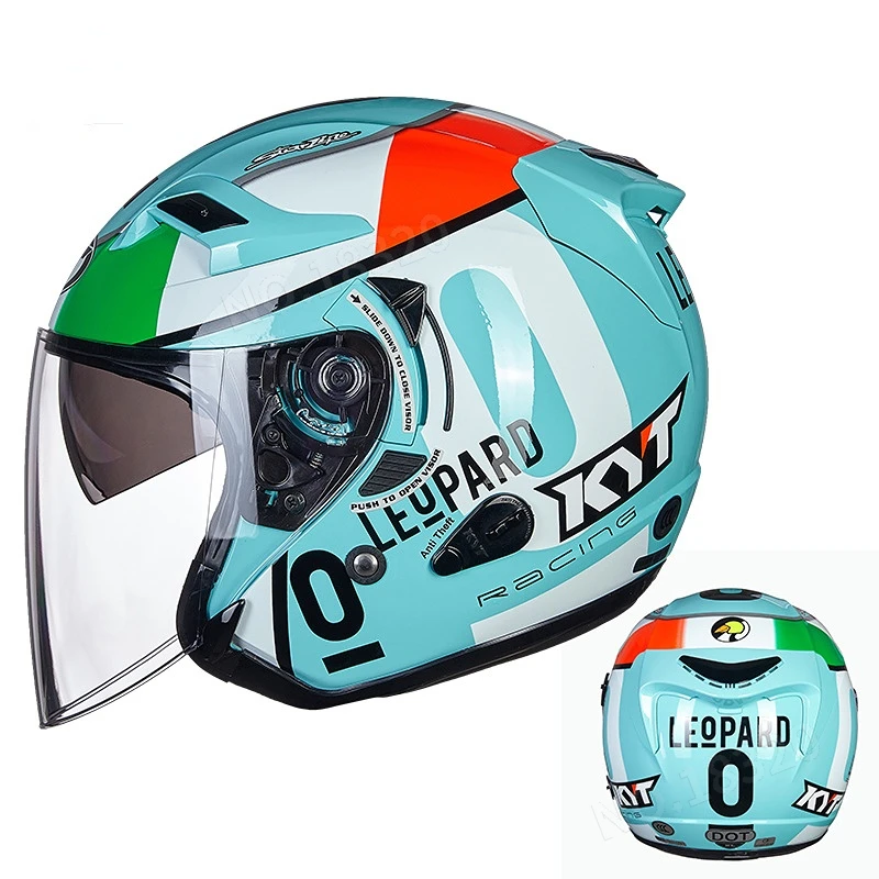 KYT Casco Moto Jet Casco Vinta - Vintage Open Face Retro Helmet recensione e prezzo
