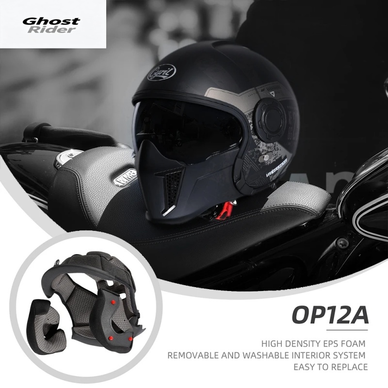 Casco Modulare per Moto OP12A, - Quick Release Buckle Motorcycle Helmet recensione e prezzo