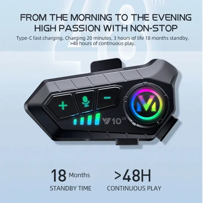 Y10 2X Bluetooth Moto casco in - Universal Motorcycle Helmet Intercom Headset recensione e prezzo