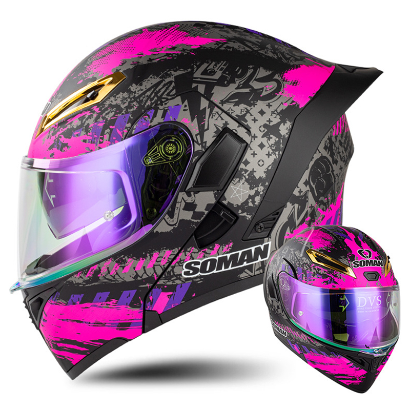 Casco da Moto da uomo approvat - Modular Flip Up Motorcycle Helmet Dot Approved recensione e prezzo