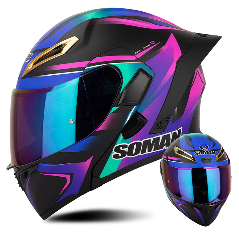 Casco da Moto da uomo approvat - Modular Flip Up Motorcycle Helmet Dot Approved recensione e prezzo