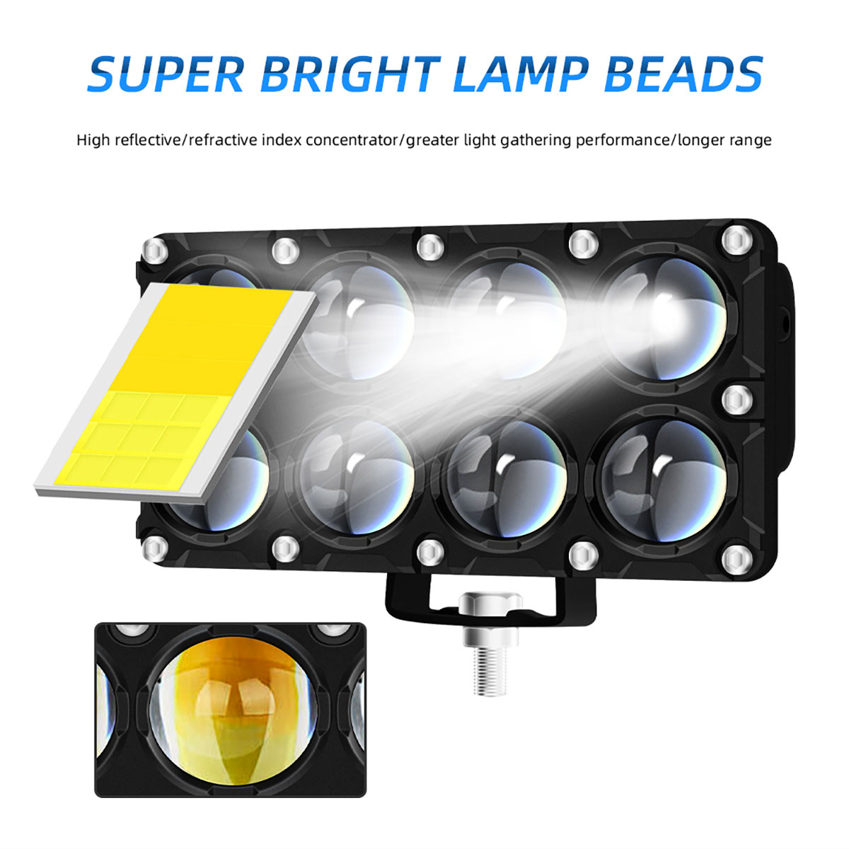 Faro Ausiliario per Moto a 6/8 - Universal Motorcycle Led Headlight Projector recensione e prezzo