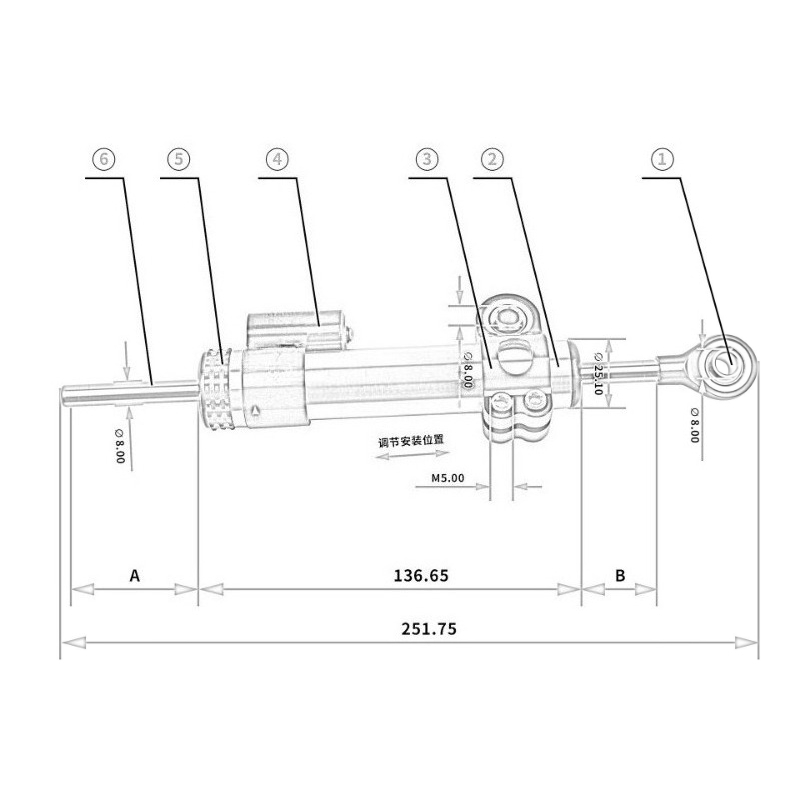 Ammortizzatore di Sterzo in Fi - Scooter Parts recensione e prezzo