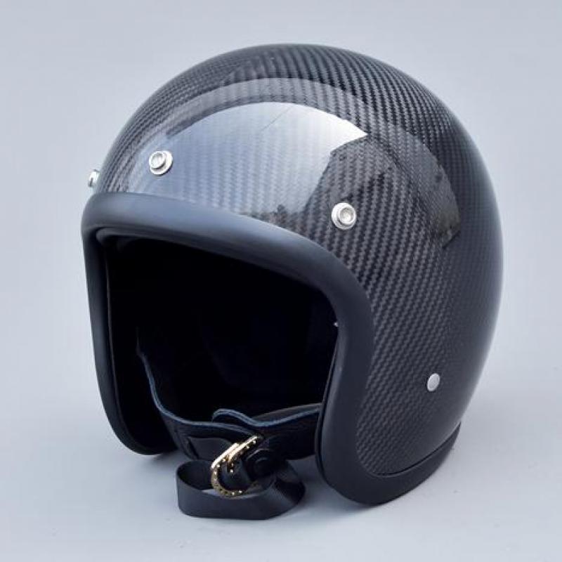 Casco aperto vintage classico  - Carbon Fiber Lightweight Motorcycle Helmet recensione e prezzo