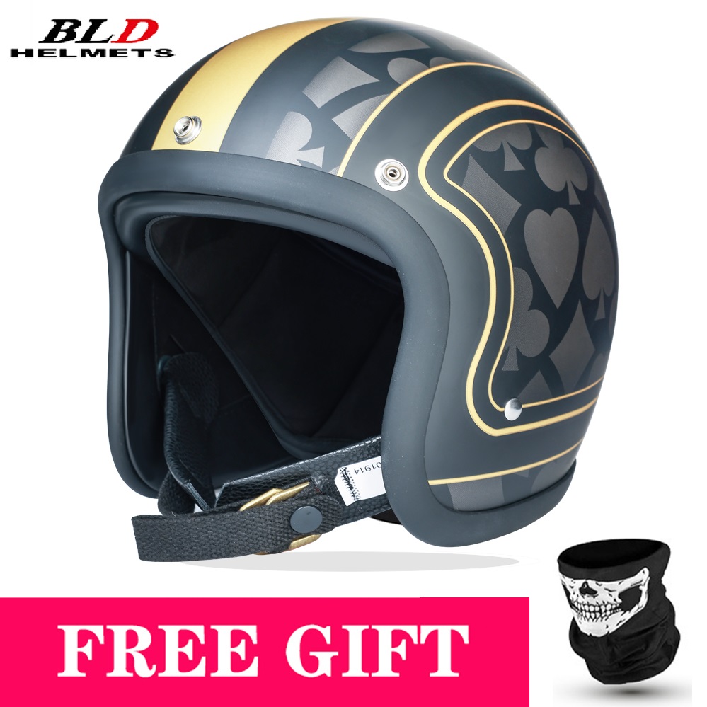 Profilo basso Giappone Stile C - Vintage Open Face Retro Helmet recensione e prezzo