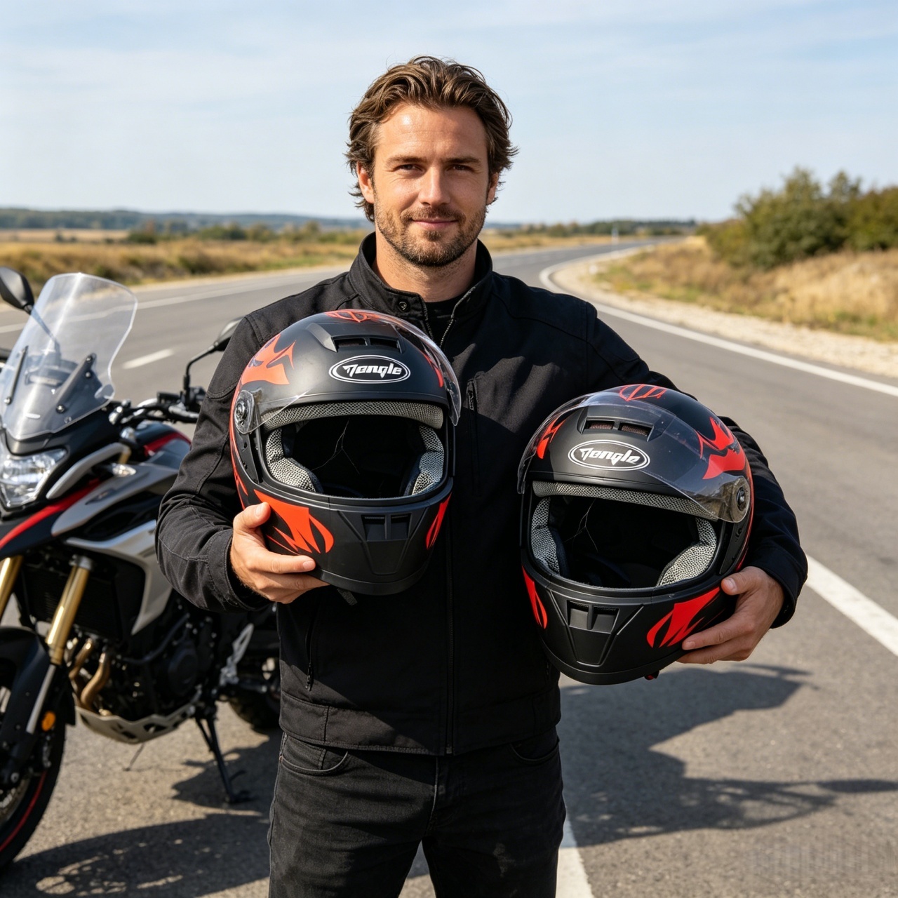 Casco Integrale da Moto per Uo - Dual Visor Motorcycle Racing Helmet recensione e prezzo