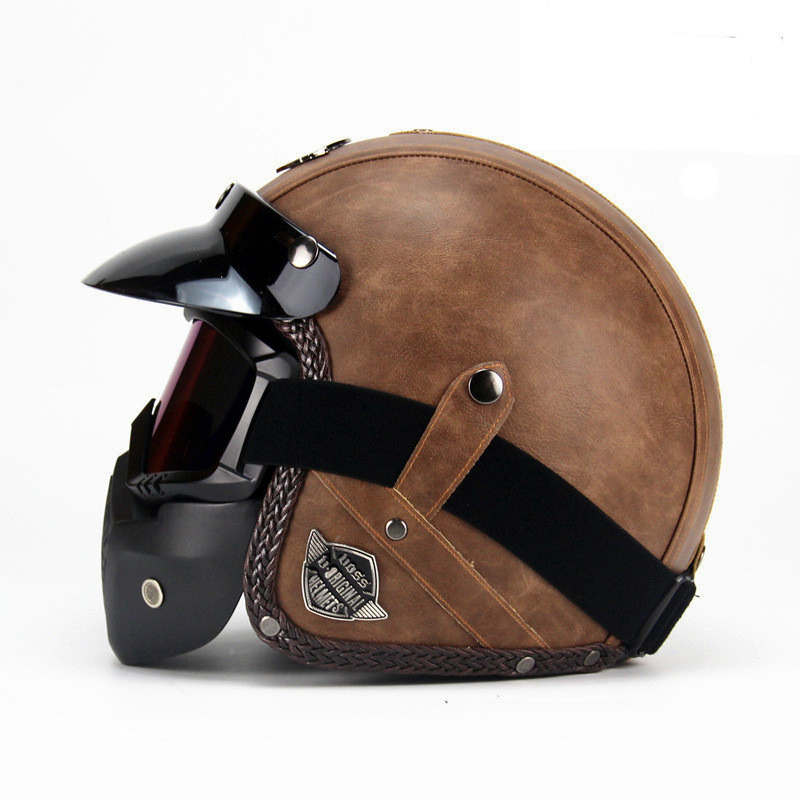 Nuovo arrivo caschi Open Face  - Vintage Open Face Retro Helmet recensione e prezzo