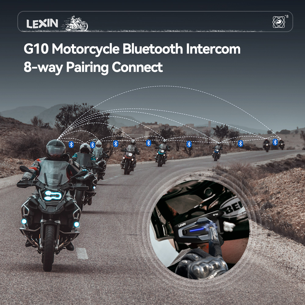 NEW-LEXIN G10 Interfono per Ca - Universal Motorcycle Helmet Intercom Headset recensione e prezzo