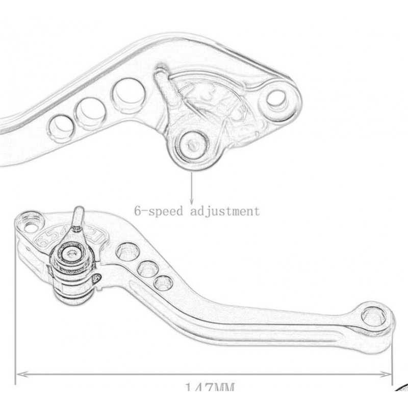 Per GROM MSX 125 MSX125 2014-2 - Cnc Aluminum Adjustable Brake Clutch Levers recensione e prezzo