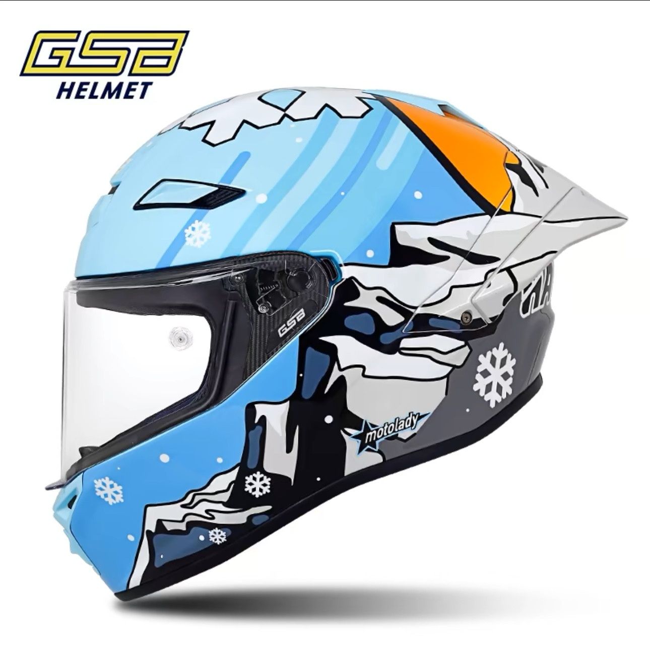 Casco GSB in Fibra di Carbonio - Carbon Fiber Lightweight Motorcycle Helmet recensione e prezzo