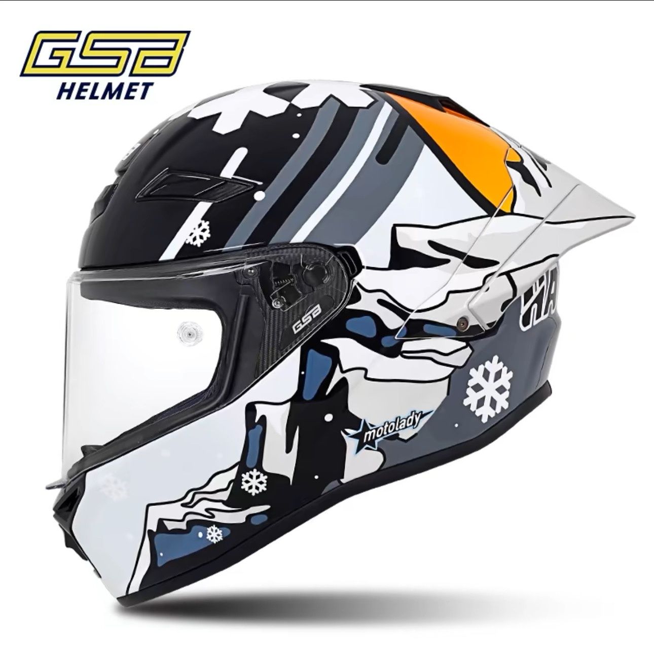 Casco GSB in Fibra di Carbonio - Carbon Fiber Lightweight Motorcycle Helmet recensione e prezzo